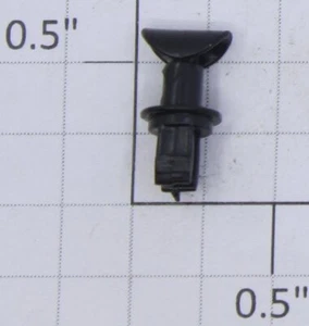 Lionel 19728-115 Black Plastic Short Smoke Stack (1) - Picture 1 of 1