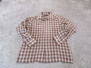 Vintage JC Penney Hemd Herren Größe M Langarm Knopfleiste - Bild 1 von 8