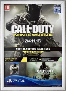 Call of Duty Infinite Warfare RARE PS4 42cm x 59cm Promotional Poster #2 - Foto 1 di 2