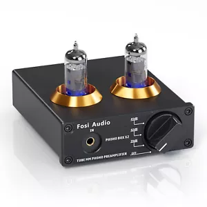 Fosi Audio BOX-X2 Phono Preamp for Turntable MM Phonograph Stereo Preamplifier - Picture 1 of 7