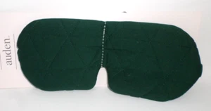 Auden Jersey Eye Mask Quilted Green One Size NEW - Picture 1 of 5