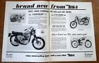 1964 BSA Lightning Rocket 650 & Cyclone 500 Motorcycle Original Ad