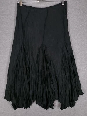 Maxi Falda Allison Taylor Mujer Talla 8 Negra Larga Gótica Bruja Acampanada Bruja Foto 1 de 4