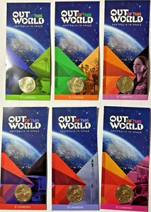 2024 Out of this World - Australia Space $1 Coin 'C' Mintmark - 6 Coins - Picture 1 of 3