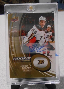2022 -23 Trilogy Hockey Rookie Renditions Gold 02/15! Brayden Tracey #RR-10 RC - Bild 1 von 1