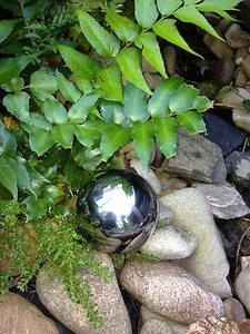 150mm Stainless Steel Pond Garden Decorative Ball - Picture 1 of 2