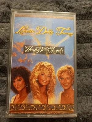 Honky Tonk Angels, Dolly Parton, Tammy Wynette & Loretta Lynn Cassette (1993) - Image 1 of 3