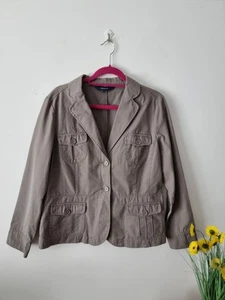 Debenhams Vintage Y2k Khaki Utility Jacket - Picture 1 of 7