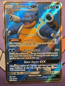 Pokemon Blastoise GX SM189 Black Star Promo Full Art - Foto 1 di 2