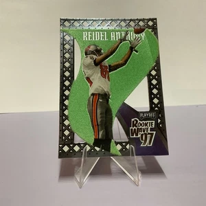 DIE CUT  🏈 1997 Playoff Pendants REIDEL ANTHONY 16 *  Buccaneers  - GREEN RC - Picture 1 of 2