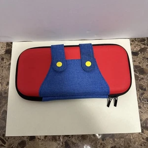 Estuche Rígido Estilo Mario Nintendo Switch 2 Rojo Azul Nuevo En Stock Enviado desde Texas - Imagen 1 de 8