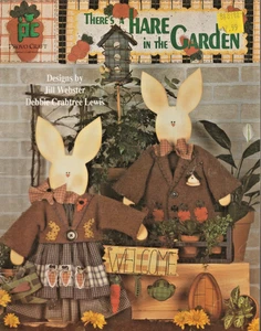 Hay una liebre en el jardín - patrón de pintura - decoración de campo de conejito - Imagen 1 de 4