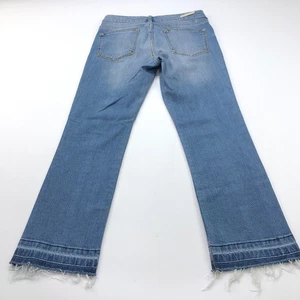 Pilcro and the Letterpress High Rise Flare 26 (Fits 29W 26L) Raw Hem Cut Off - Picture 1 of 11