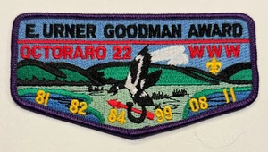 Pfadfinder OA 22 Octoraro Lodge Goodman Award 2011 lila Bordüre Klappe - Bild 1 von 1