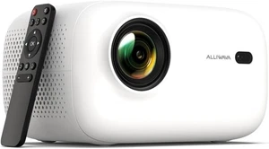 Mini Beamer mit WiFi und Bluetooth, 4K 1080P Tragbarer Projektor, 18000 Lumen - Bild 1 von 4