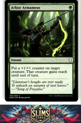 Magic the Gathering MTG Dominaria Arbor Armament #155 Buy 2 Get 1 - Image 1 of 2