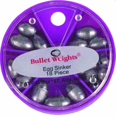 Bullet Weight ESM 18 Piece Egg Sinker Assortment - Image 1 of 2