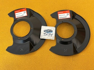 Acura Genuine Integra Honda Civic Front Brake Dust Cover Left Right Pair OEM JDM - Image 1 of 4