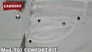 JEANS CARRERA TESSUTO DRILL MOD. 702 COLORE AVORIO MIS. 48 - Imagen 1 de 5