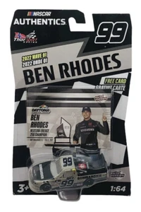 NASCAR #99 Ben Rhodes 2022 Wave 01 Authentic Raced Version Daytona 1:64 - Picture 1 of 2