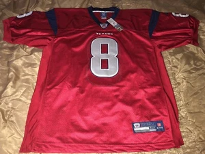 Matt Schaub #8 Houston Texans Reebok Jersey Sz 52 *New* Red Stitched - Picture 1 of 12