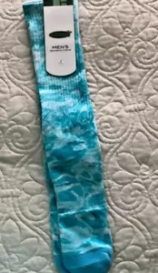 men's Cariloha bamboo crew socks L/Xl (10-13) reflection blue nwts - Picture 1 of 4