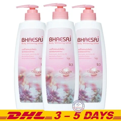 Pack 3 : Bhaesaj Body Whitening Lotion Collagen Formula, 400ml - Image 1 of 2