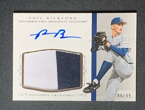 2015 Panini National Treasures Baseball Phil Bickford Rookie Patch Auto /99 - Picture 1 of 3