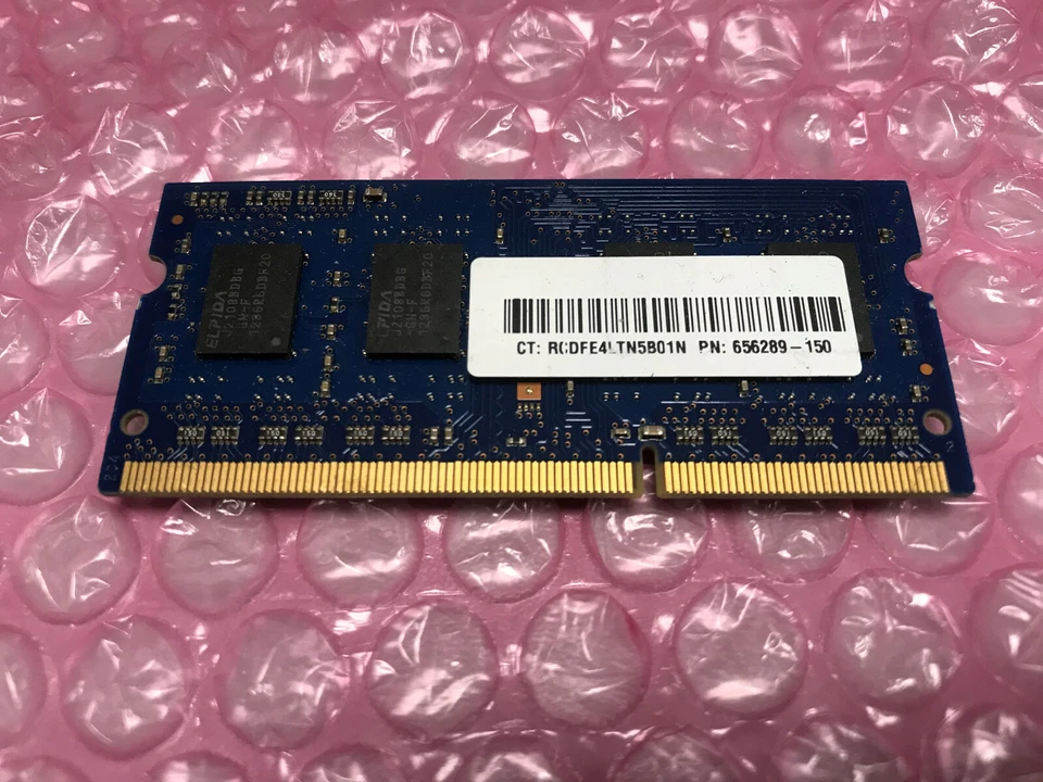 HP 2GB DDR3 1RX8 PC3-12800S Laptop Memory 656289-150 - Image 1 of 1