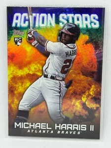 Michael Harris II Rookie Action Stars Einsatz 2023 Topps Update Baseball Nr. AS-6 - Bild 1 von 2