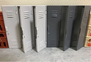  1/12 Scale Dioramas Metal Lockers for 6 inch Action Figures Great  prop - Picture 1 of 16