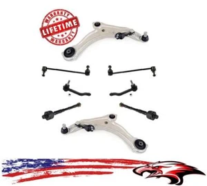 Front Lower Control Arms Sway Bar Links & Tie Rods for Nissan Maxima 2009-2014 - Picture 1 of 8
