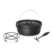 Dutch Oven Gusseisen Feuertopf Topf Deckelheber für Outdoor Camping Topf BBQ