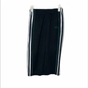 Boy's Size 3T Track Pant's Adidas Black White and Green Athletic Straight Leg - Picture 1 of 4