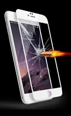 2X Protector de Pantalla Curvo Cobertura Completa Vidrio Templado para iPhone 6s 6 7 8 Plus Foto 1 de 4