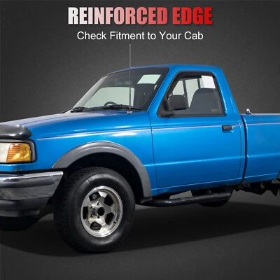 In Channel Sun Guard Mount Tape-On Window Visors For 93-11 Ford Ranger - Image 1 of 4