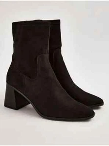 Black Block Heel Western Boots SIZE UK 3 EU 36 G3 - Picture 1 of 3