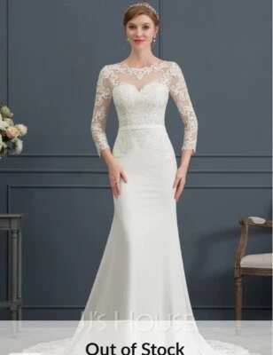  Vestido de novia JJ'S HOUSE talla 10 nuevo con etiquetas hermoso ❤️ Precio de venta sugerido por el fabricante 284 USD Foto 1 de 4