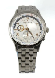 Maurice Lacroix Masterpiece Worldtimer Stainless Steel Watch MP6008 - Picture 1 of 3
