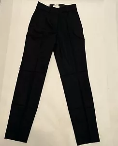Pantaloni eleganti donna H&M lunghezza caviglia elasticizzati vita blu navy taglia 2 nuovi con etichette - Foto 1 di 15