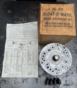 Vintage Float-O-Matic Bubble Wheel Balancer Service Station Gas Oil Tire Tool - Picture 1 of 4