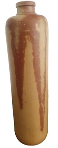 Vintage Steingutflasche Tonflasche Tonvase Sammler, H 27 cm, D 7 cm - Bild 1 von 6