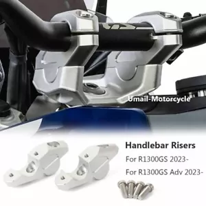 Adaptador de abrazadera de montaje elevadores de manillar para BMW R1300GS R 1300 GS Adventure 2023 - Imagen 1 de 8