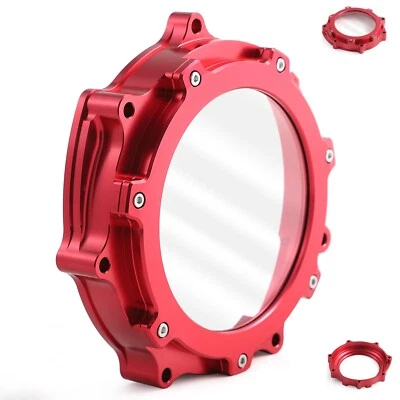 Cubierta de embrague Billet de aluminio CNC roja para Yamaha YFZ450R YFZ 450R 450X 2006-2025 Foto 1 de 4