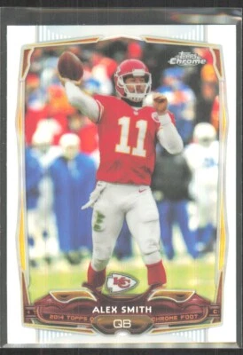 2014 Topps Chrome Refractor Alex Smith Kansas City Chiefs #54 - Image 1 of 2