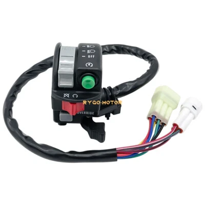 Farol de parada de partida interruptor guidão esquerdo para Yamaha Grizzly 450 YFM450 07-2014 - Imagem 1 de 4