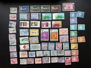 Vintage Saudi / South Arabia 61 Different Used Stamps Lot - Picture 1 of 8
