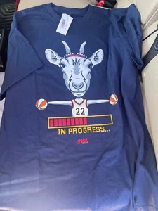 Indiana Fever Caitlin Clark 22 WNBA Goat Iowa Hawkeyes Basketball Shirt size L - Picture 1 of 2
