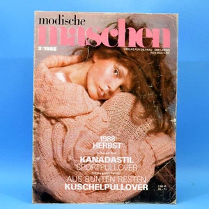 Modische Maschen 2 von 1988 | Schnittmuster Mode Verlag für die Frau | DDR B - Bild 1 von 1