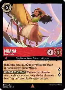 Moana Born Leader 116/204 Disney Lorcana Into the Inklands Rare - Picture 1 of 1
